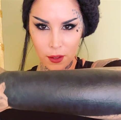 Kat Von D gives fans an update on her ALL BLACK tattoo cover up